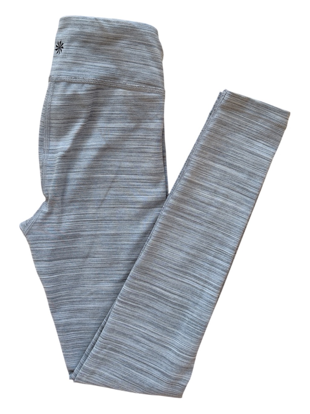 Athleta Girl Light Heather Gray High-Waist Chit Chat Leggings